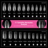 Uñas Postizas, kit Uñas soft gel 500pcs, Tips para uñas