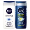 Nivea MEN Shower Gel Twin Set SENSITIVE & POWER FRESH