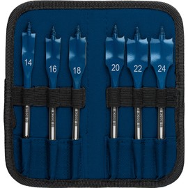 Bosch 6x EXPERT Self Cut Speed Spade Drill Bit Set (for Softwood, Particleboard, Ø 14-24 mm, Professional Accessory Rotary Drill/Drivers)