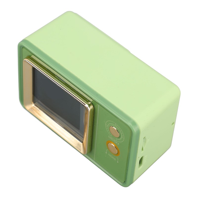 Retro Speaker TV Shaped Multifunctional Fashionable Time Speaker for Home