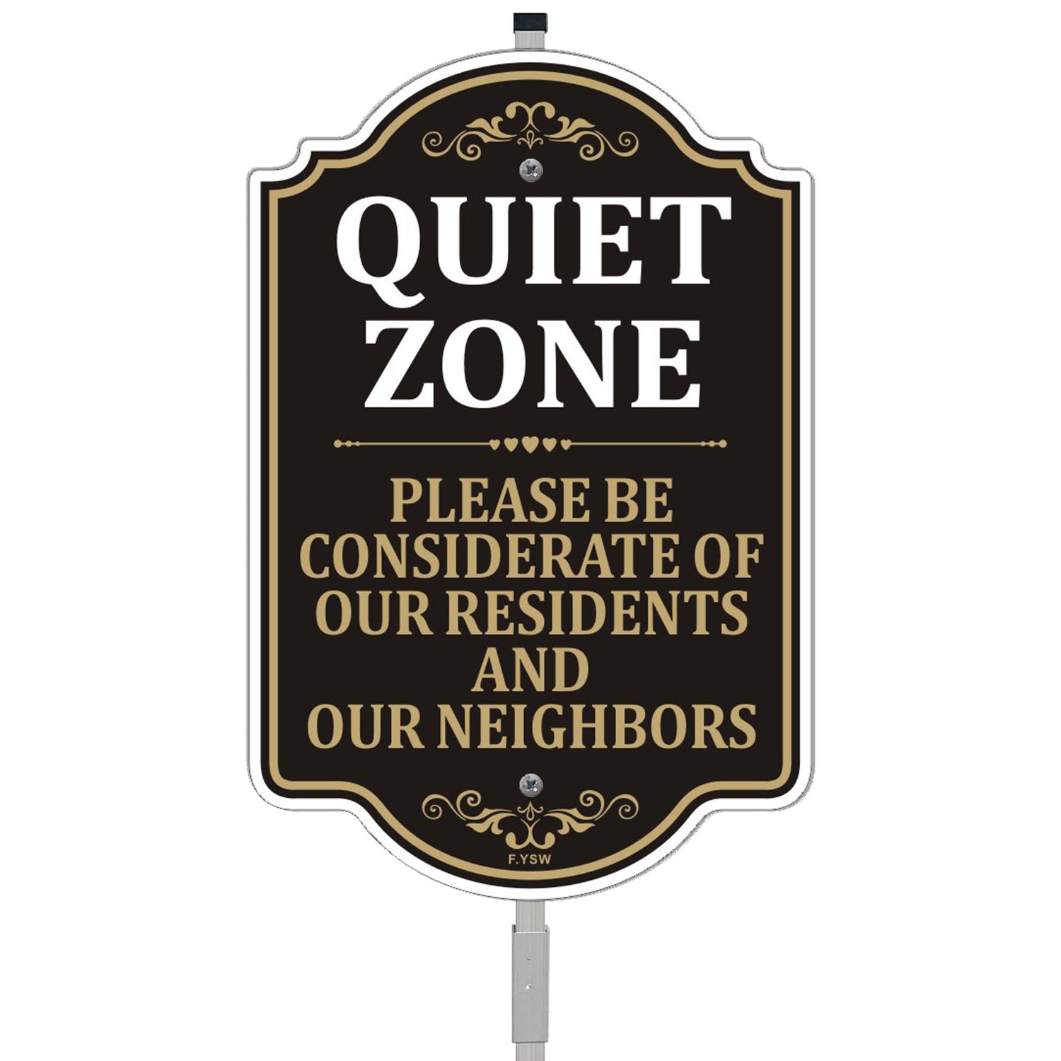 Quiet Zone Please Be Considerate of Our Residents And Our Neighbors ...