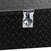 munirater 20 Inch Heavy Duty Black Aluminum Plate Tool Box