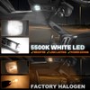 PM PERFORMOTOR 5Pcs Car White LED Interior Light Bulbs Combo