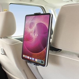 Tsuchiya Yac ZE-67 Car Accessories Rear Tab Holder Tablet Holder, Black, 7.1 x 5.1 x 2.8 inches (180 x 130 x 70 mm)