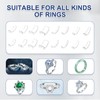 Pack of 24 Ring Reducers Invisible Ring Size Adjuster Rings