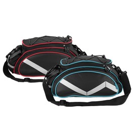 Bicycle Bag Multifunction 13L Bike Tail Rear Seat Bag Cycle Bicycle Basket Rack Trunk Bag Shoulder Handbag
