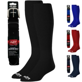 Rawlings Combo de cinturón y calcetines | Béisbol/Softball de lanzamiento rápido | Varios tamaños y colores