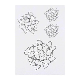 Azeeda 4 x 'Schmetterlings-Nudeln' Temporäre Tattoos - Wasserfest, Hautfreundlich & Ungiftig · Transfers in Verschiedenen Größen (TO00049289)