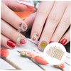 STOBOK 10sheets DIY Decal Stickers for Scrapbooking Nail Art and