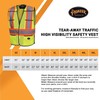 Pioneer Tear-Away Traffic High Visibility Safety Vest - Breathable Mesh