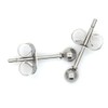 3mm stainless steel stud earrings | Small round studs