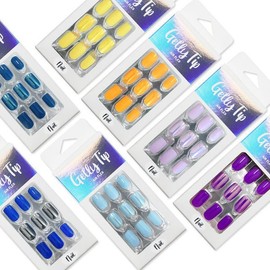Stick-on Gel Nail Tips Artificial Nails Airflex 14-Piece B Nail Tips / 붙이는 젤네일팁 인조손톱 에어플렉스 14피스B 네일팁
