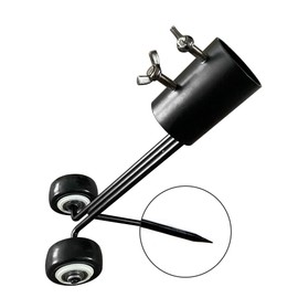 Weeds Snatcher, 2-in-1 Manual Weeders With Wheels, Weed Puller Crevice and Crack Weeding Tool, for Garden, Patio, Driveway (Black)