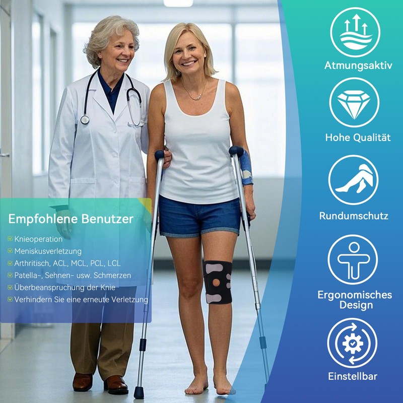 Winyoher Knee Support for Men and Women for Osteoarthritis, Meniscus,