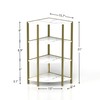 VERYKE 4 Tier Corner Shelf,Tall Corner Shelf Stand with Study