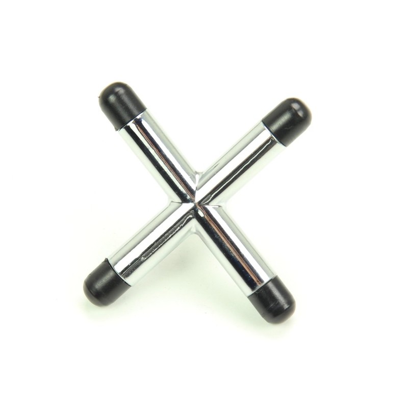 Jonny 8 Ball Chrome Cross & Bridge Rest Heads for