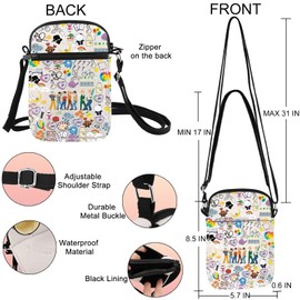 MYSOMY K-Pop Group Army Crossbody Bag K Pop Army Gifts K-Pop Music Shoulder Bag K Pop Group Merchandise, 0912hope Uk
