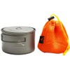 TOAKS POT-700-D115-L Titanium Pot, 23.6 fl oz (700 ml), Super