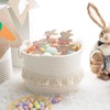 CherryNow Small Woven Storage Baskets, 9.5'' x 7'' inches Cotton