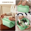 NAKODU Travel Makeup Bag,Large Capacity Cosmetic Bags for Women,Waterproof Portable