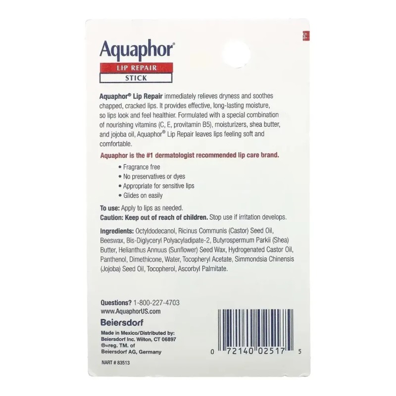 Kit de bálsamo labial Aquaphor C 2