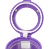 Glow Storage Jar with Grinder LED Waterproof Transparent Glass Seal