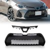 YLT AUTO Front Upper Lower Bumper Grille Set Compatible with