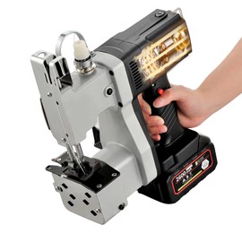 Bag Closing Machine, 2s/bag Cordless Bag Closing Sewing Machine, Electric Bag Sewing Machine, Portable Bag Sewer Automatic Woven Bag Closer Packing Machine for Packing Bags Non-woven Fabrics Leather