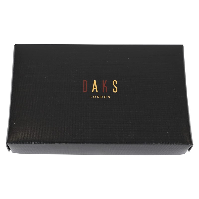 DAKS COIN CASE DP20760 Men's L-shaped Zipper, Wallet, Coin Purse,