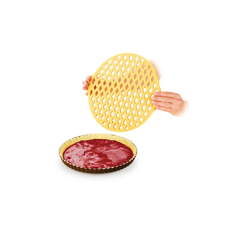 Tescoma Ausstecher, Kunststoff, weiß/gelb, 34 x 33 x 1.8 cm