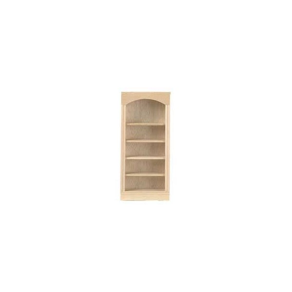 Houseworks, Ltd. Dollhouse Miniature Bookcase, 5-Shelf #HW5016