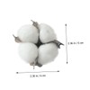CIYODO Christmas Cotton Ball Props 10pcs Set Soft Cotton Balls