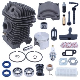 For STIHL 42.5mm Cylinder Piston Tune Up Kit for STIHL MS250 MS230 025 023 021 MS210 Saw