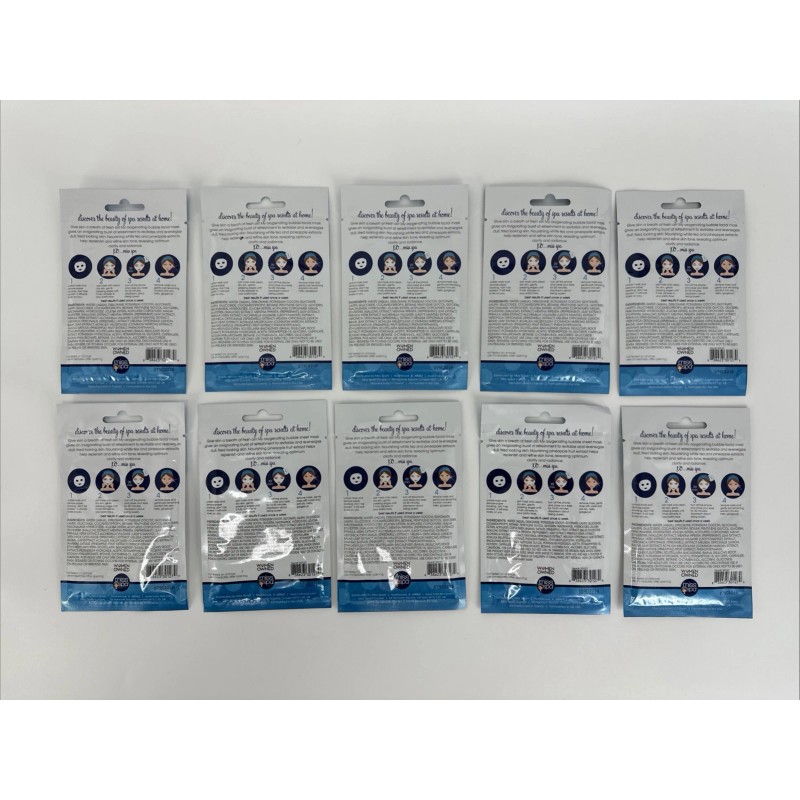 Miss Spa 10 PACK Miss Spa Oxygenating Bubble Mask Recover