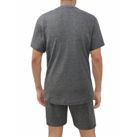 ENVMENST Mens Short Sets 2 Piece Outfits Casual Tracksuits Summer Short Sleeve Polo Suit for Men (G-2XL)