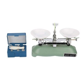 Mechanical Scale - 200g/0.2g Scale with Mechanical Bowl and Weights Teaching Aid for Chemical Physics Laboratory