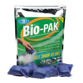 Walex BIOBLUBG Bio-Pak Natural Enzyme Holding Tank Deodorizer and Waste Digester - 50-Pack