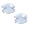 RLECS 12pcs Double Sided Suction Cups Sucker Pads for Glass,