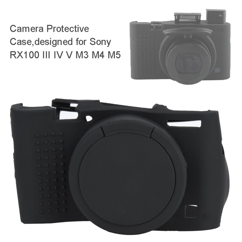 Soft Silicone Camera Case Protective Cover Skin for RX100 III