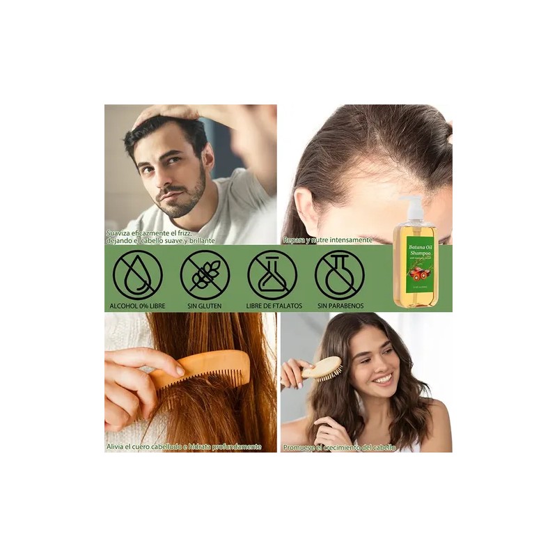 Champú Batana, Crecimiento Del Cabello.