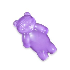 Ergonomic Purple Mouse Wrist Rest –Clear Gel Cute Bear Mouse Wrist Rest, Comfort & Support for Typing and Gaming