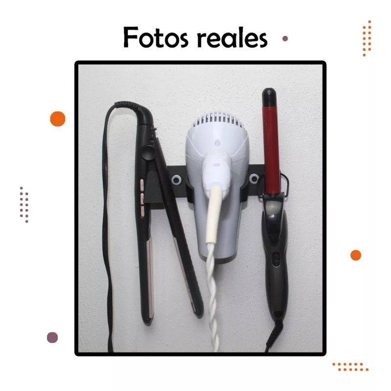 AMENO Base Para Plancha De Pelo Soporte Para Secadora Y