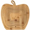 Dimono® Fruit Basket Bamboo Folding Basket, Fruit Bowl, Vegetable Bowl