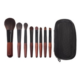 Daconovo Juego de Mini brochas de maquillaje, 8 Uds., juego pequeño portátil, brochas para sombra de ojos en polvo para principiantes