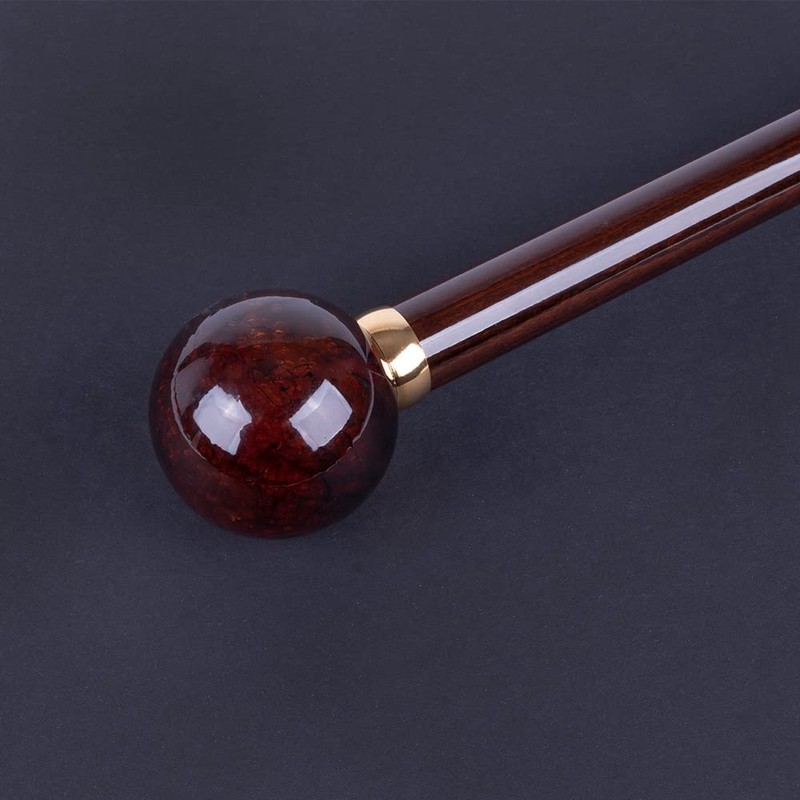 FootFitter Deluxe Long Walking Cane - Premium Walking Stick with