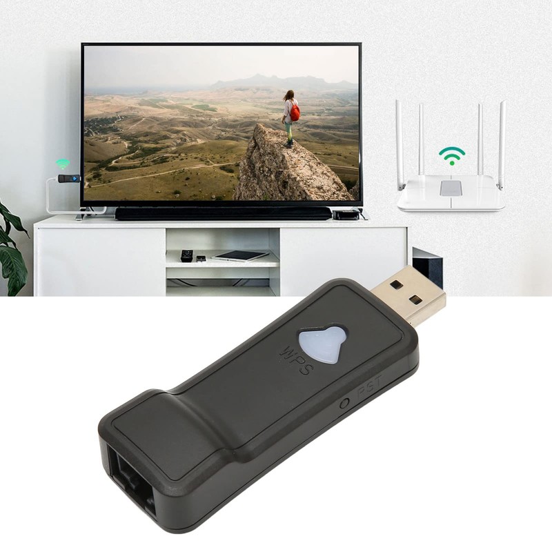USB WiFi Adapter, Wireless Network Adapter for Desktop PC, WiFi