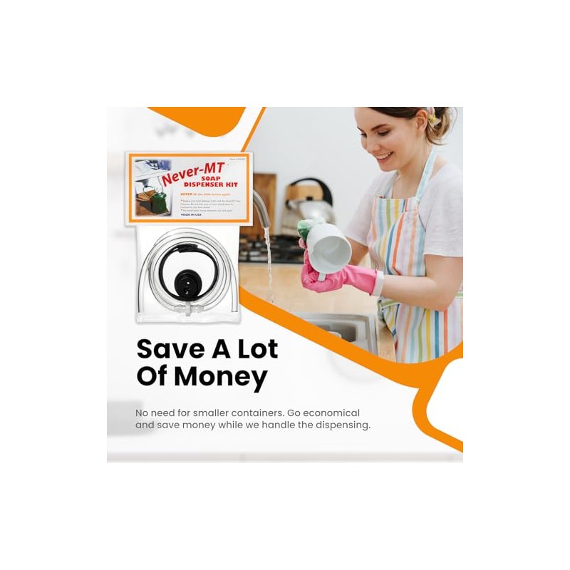 The Original Soap Dispenser Conversion Kit - Made in The