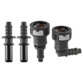 X AUTOHAUX 2 Set 15/32" 11.8mm SAE to 25/64" 10mm Fuel Line Hose Connector