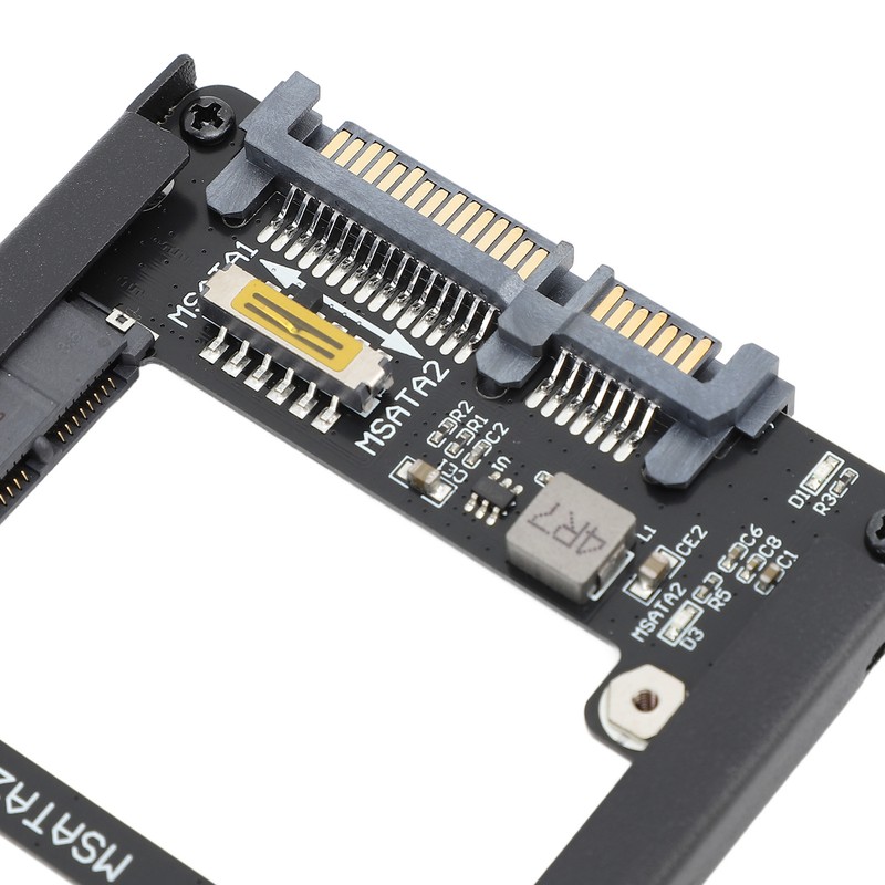 Dual Msata SSD to 2.5inch SATA III Adapter 6Gbps Supports