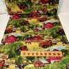 David Textiles Country Rustic Fabric Barn Tractor & Pickup Truck
